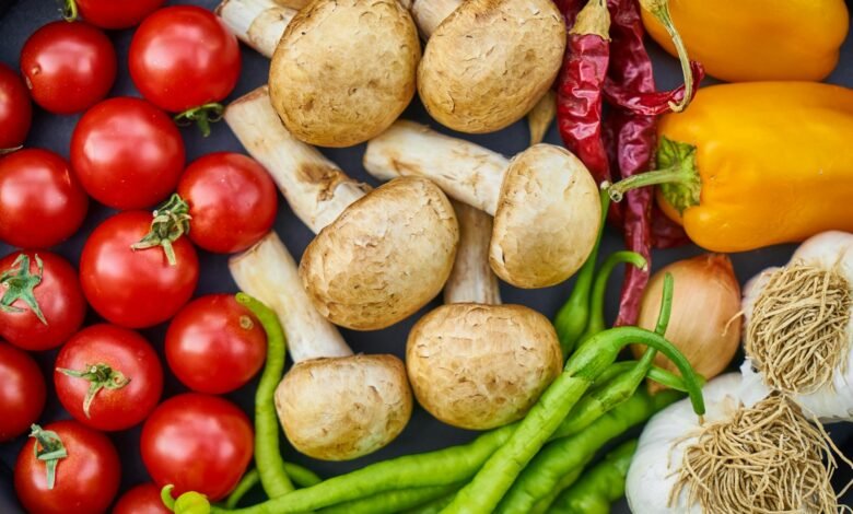 flat lay photography of variety of vegetables