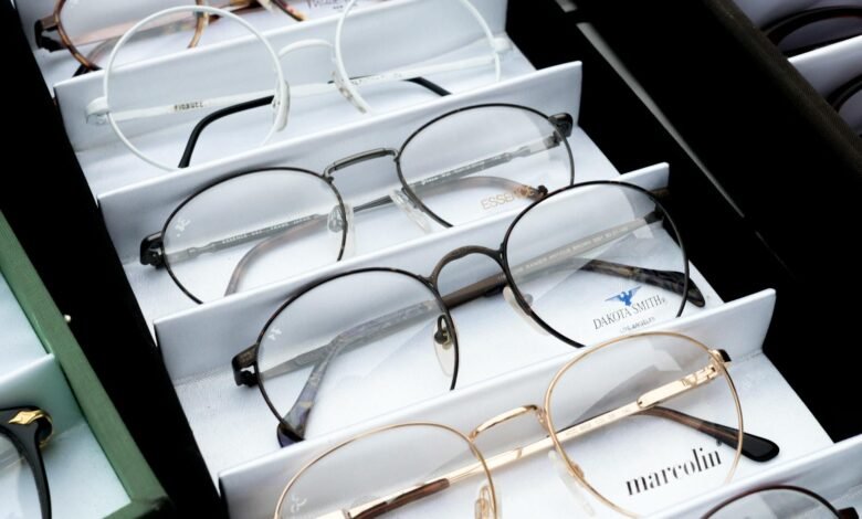 different choices of eyeglasses