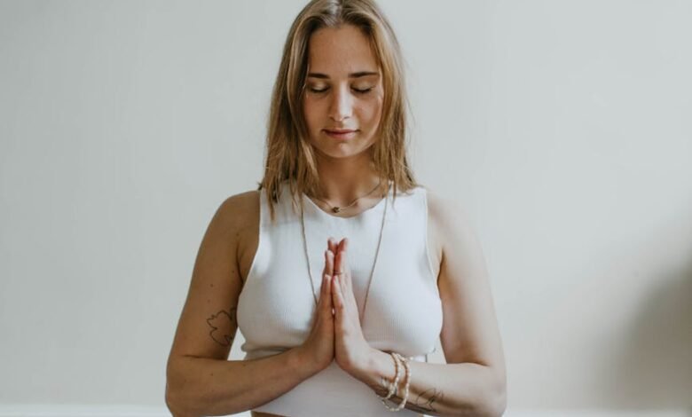 woman doing yoga inside a room