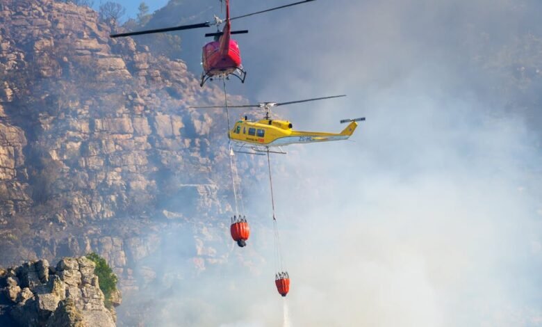 red and yellow helicopter