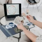 woman in astrologist office