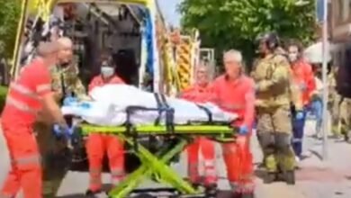 Un hombre se quema a lo bonzo en la avenida del cid 2 lagaceta.es